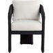Pylos Black / Louis Cream Outdoor Dining Armchair